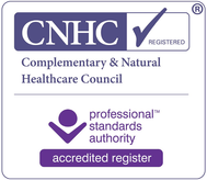 Fiveash Therapy is accredited by the CNHC